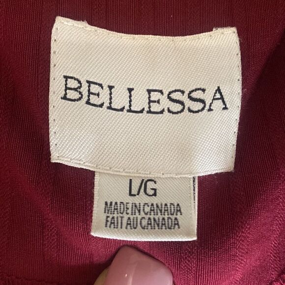 Ballessa Burgundy Jacket Made in Canada - Picture 5 of 5